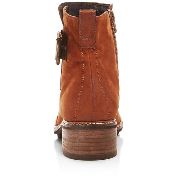 Paul Green Womens Cimarron Brown Suede Booties Shoes New - Picture 3 of 3